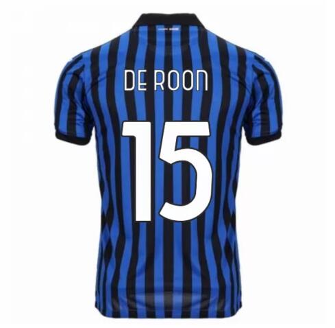 Atalanta BC Home Kit Soccer Jersey DE ROON 15 2020/21